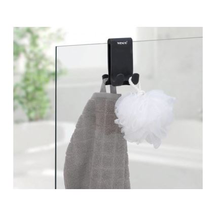 WENKO 25229100-Закачалка VERNA DUO 5x9,5 cm черна