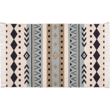 WENKO 25277100 - Постелка от рециклиран памук, 80 x 50 см, пъстроцветна