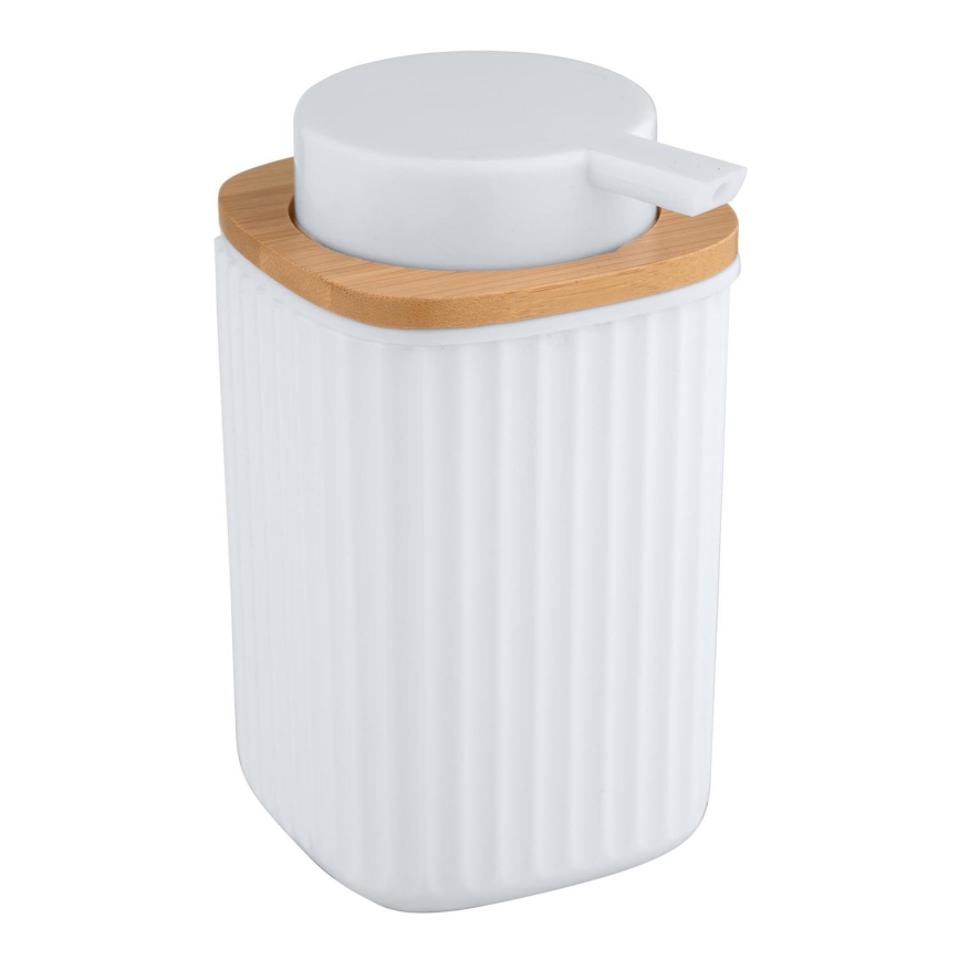 WENKO 25294100 - Дозатор за течен сапун ROTELLO 8,9x12,7 cm бял/кафяв