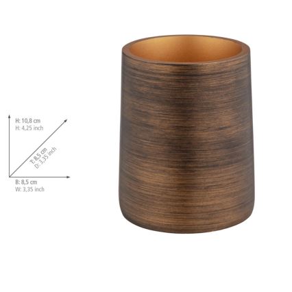 WENKO 25351100 - Чаша PALENA 8,5x10,8 cm бронзова
