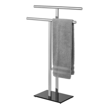 WENKO 25389100 - Стойка за кърпи LAVA 50x81,5 см неръждаема стомана/сребристо/черно