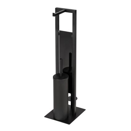 WENKO 25400100 - четка за WC RIVALTA 18x70 см черна