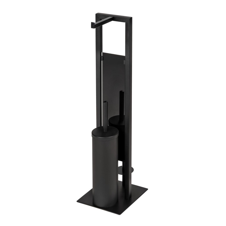 WENKO 25400100 - четка за WC RIVALTA 18x70 см черна