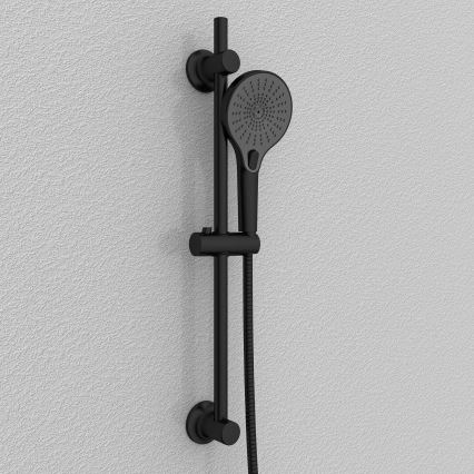 WENKO 25463100 - Душова щанга LIBERTÀ 70 см черна