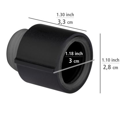 WENKO 25481100 – Регулатор за WATERSAVING SYSTEM, 12,7 мм, черен