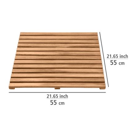 WENKO 25522100 - Постелка ACACIA 55x55 cm, кафява