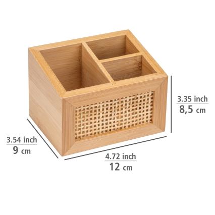WENKO 25600100 - Органайзер ALLEGRE 12x9 cm кафяв
