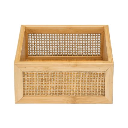 WENKO 25602100 - Сапунерка за вана ALLEGRE 22x15 cm кафява