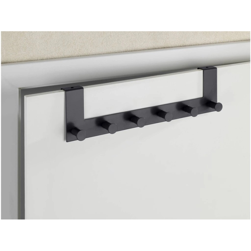 WENKO 25653100 - Закачалка CELANO 39x11 см черна