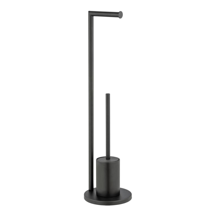 WENKO 25675100 - комплект за тоалетна FERLA 18x69,5 cm черен
