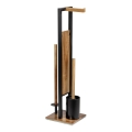 WENKO 25784100 - комплект за тоалетна RIVALTA 18x70 cm кафяв/черен