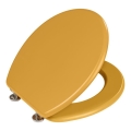 WENKO 25792100 - тоалетна седалка PRIMA 37x41 см жълта/сребриста