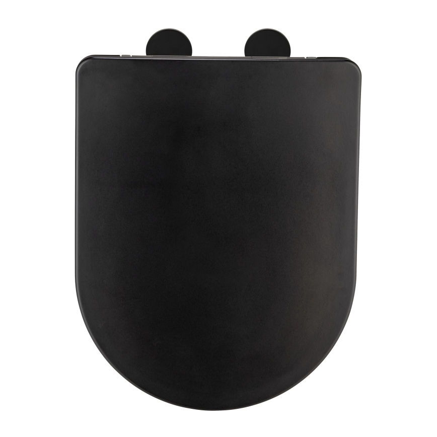 WENKO 26029100 - Тоалетна седалка GALATI 46x36 см черна
