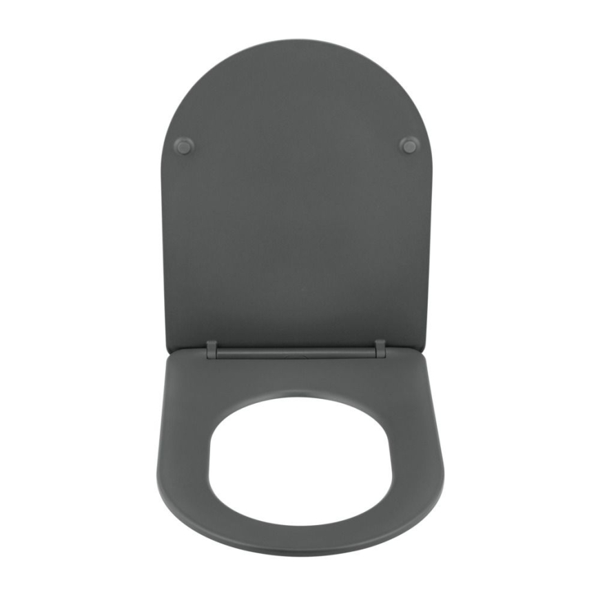 WENKO 26030100 - Тоалетно седало GALATI 46x36 см антрацит