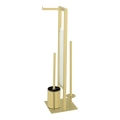 WENKO 26034100 - Комплект за WC RIVALTA 18x70 см неръждаема стомана/златист/бял/черен