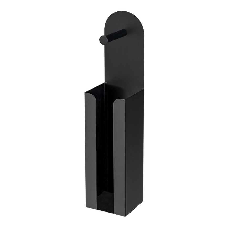 WENKO 26059100 - Държач за ролки AGIRA 12x54 cm черен