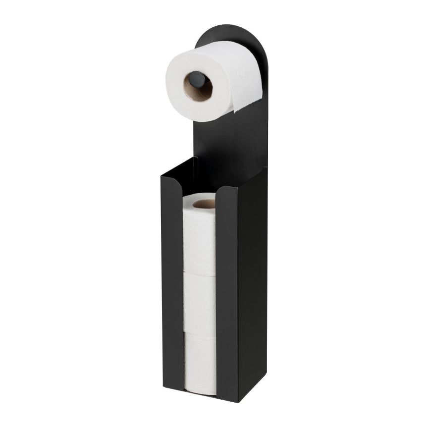 WENKO 26059100 - Държач за ролки AGIRA 12x54 cm черен