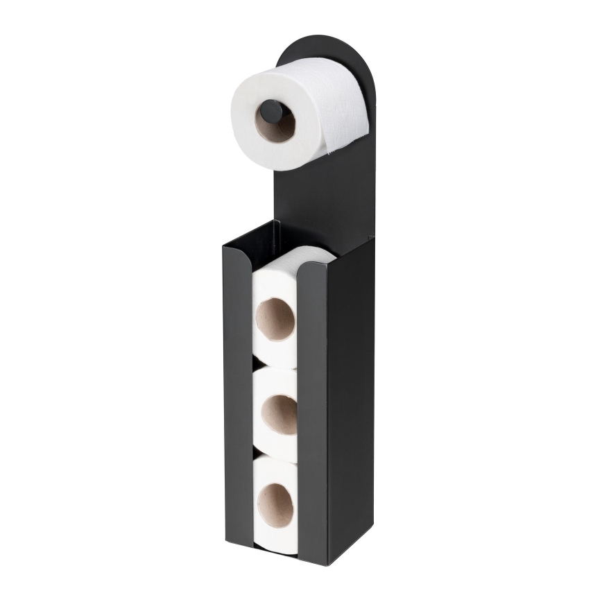 WENKO 26059100 - Държач за ролки AGIRA 12x54 cm черен