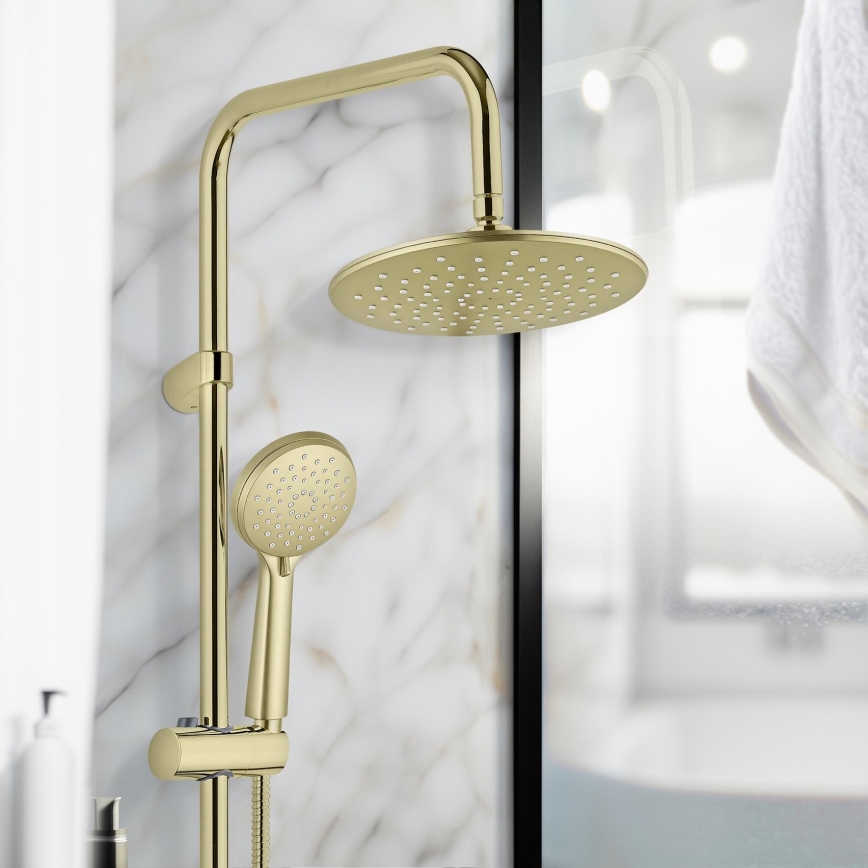 WENKO 26182100 - Душова система YOUNG LINE 101 см златна