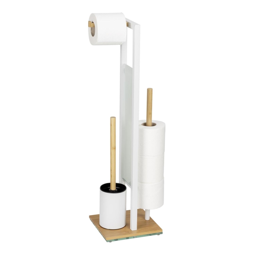 WENKO 26214100 - комплект за WC RIVALTA 18x70 cm кафяв/бял