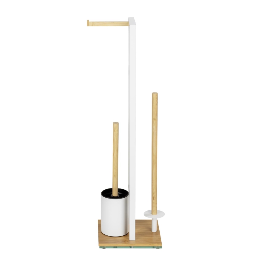 WENKO 26214100 - комплект за WC RIVALTA 18x70 cm кафяв/бял