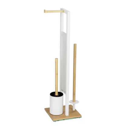 WENKO 26214100 - комплект за WC RIVALTA 18x70 cm кафяв/бял
