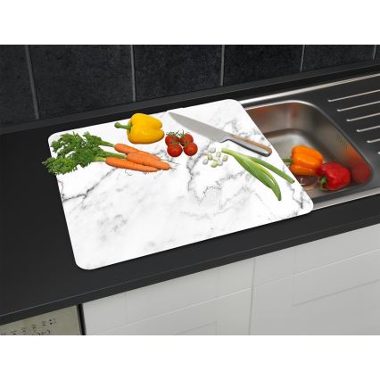 WENKO 2712929500 - Дъска ABDECKPLATTE - НЕУТРАЛНА 56x50 см пъстроцветна/прозрачна