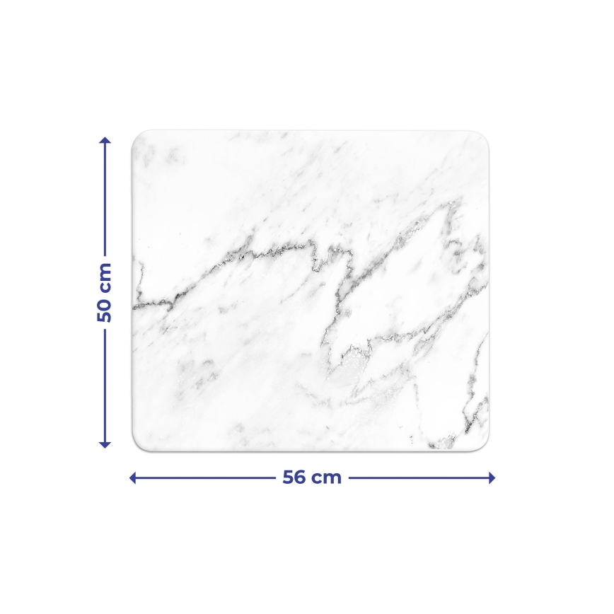WENKO 2712929500 - Дъска ABDECKPLATTE - НЕУТРАЛНА 56x50 см пъстроцветна/прозрачна