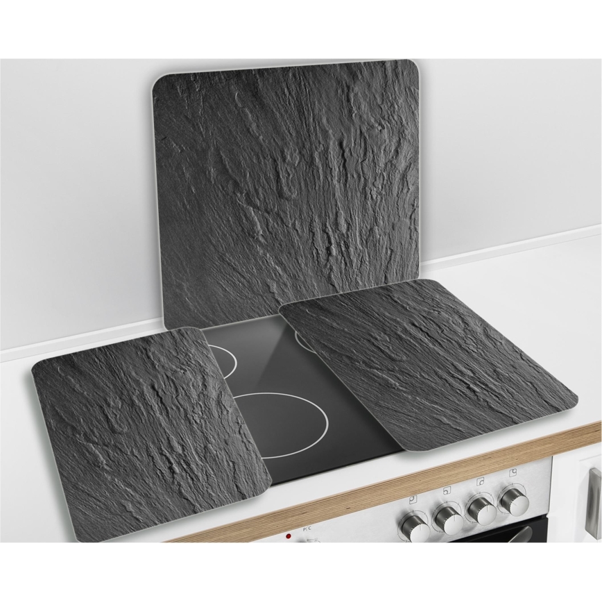 WENKO 2712984500 - Покривна плоча ABDECKPLATTE - NEUTRAL 56x50 cm черна/прозрачна