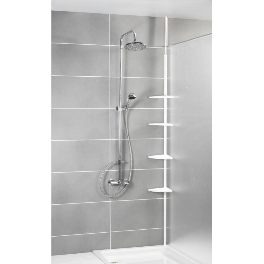 WENKO 3201010100 - Ъглов елемент COMPACT 26x195 cm бял