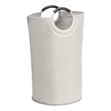 WENKO 3440001100 - Кош за пране STONE 38x72 см бежов/сребрист/черен