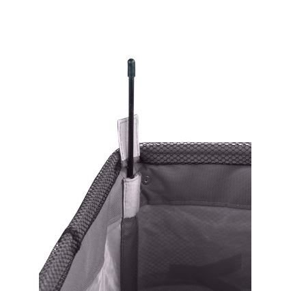 WENKO 3450112100 - Кош за пране QUADRO 40x60 см сив/черен