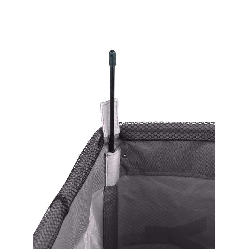 WENKO 3450112100 - Кош за пране QUADRO 40x60 см сив/черен