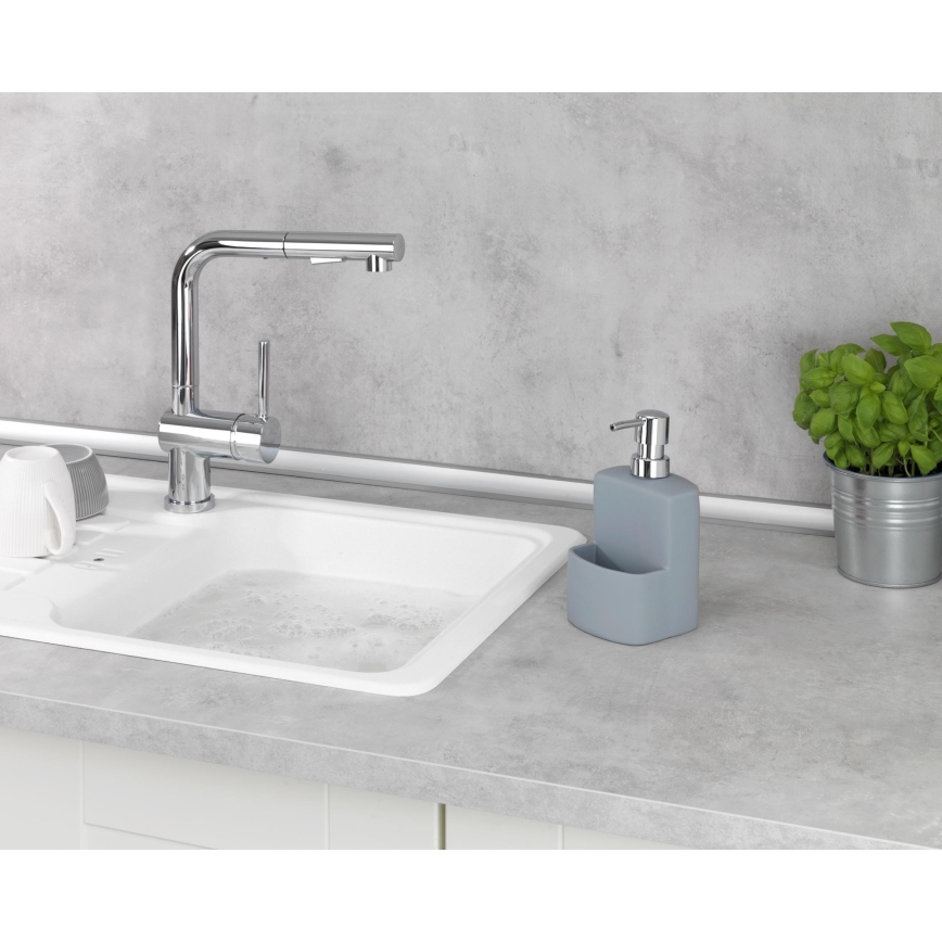 WENKO 3620116100 - Дозатор за сапун FESTIVAL 10x18 см сив