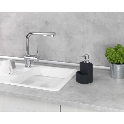 WENKO 3620117800 - Дозатор за течен сапун FESTIVAL 10x18 см черен