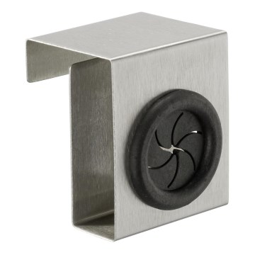 WENKO 4368060100 - Кука PUSH 5x6 cm сребриста/черна