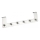 WENKO 4468060100-Закачалка CELANO 39x11 cm, неръждаема стомана, сребриста