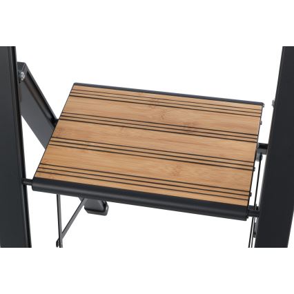 WENKO 50482100 - Стълба ALU-DESIGN 44x101 см черна