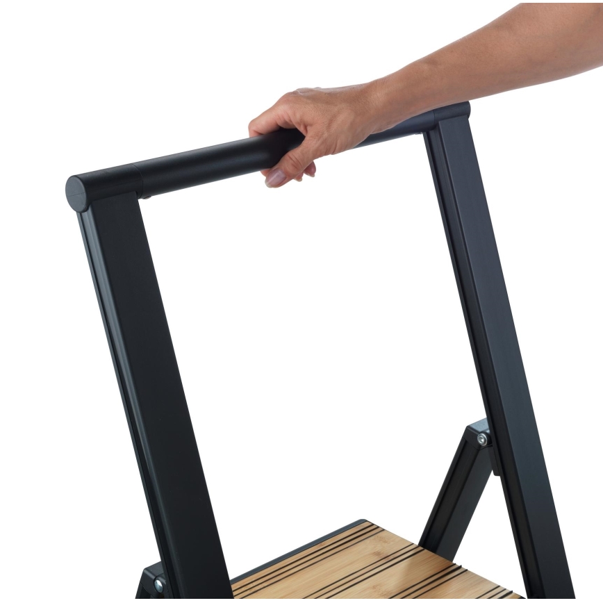 WENKO 50482100 - Стълба ALU-DESIGN 44x101 см черна