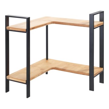 WENKO 53028100 - Поличка LOU 30x33 см черна/кафява