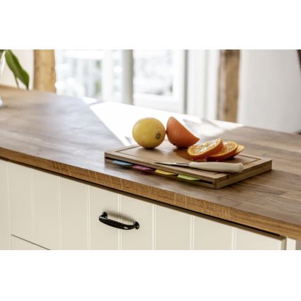 WENKO 53064100 - Кухненска дъска за рязане 32,5x22,5 cm кафява/пъстра