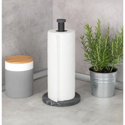 WENKO 53212100 - Държач за кухненски кърпи 15x32 cm черен