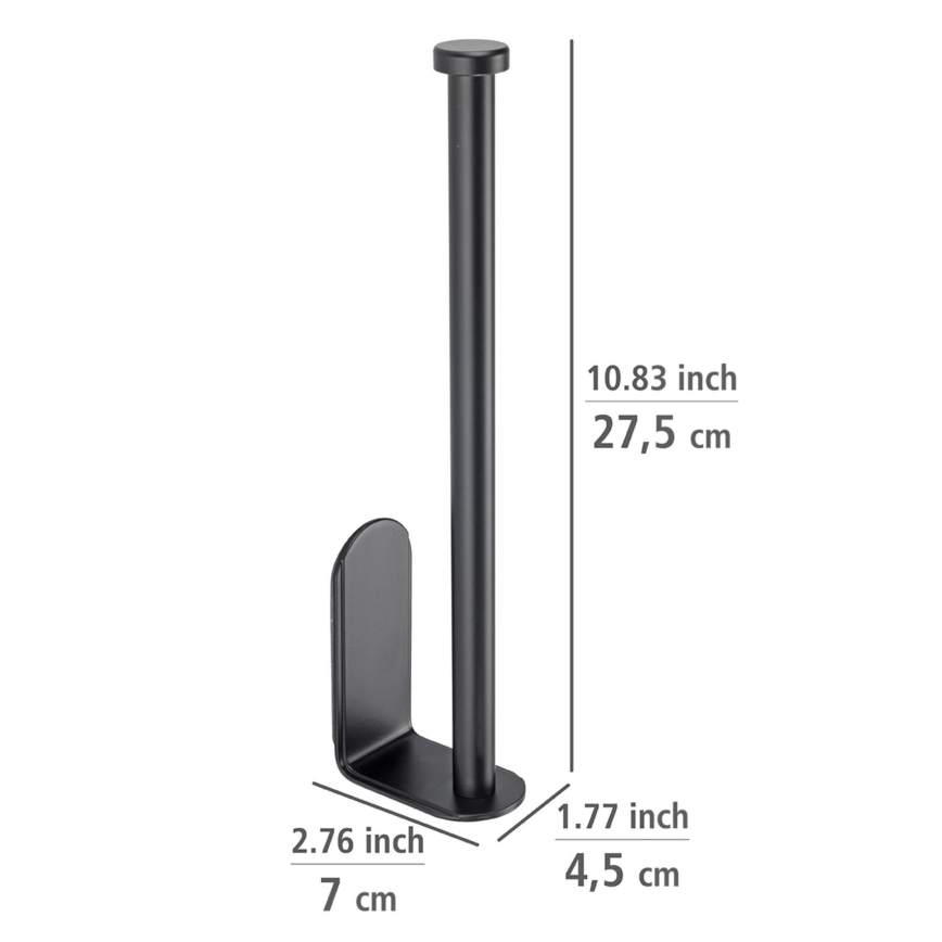 WENKO 53214100 - Държач за ролка NIO 27,5x7 cm черен