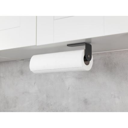 WENKO 53214100 - Държач за ролка NIO 27,5x7 cm черен