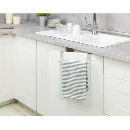 WENKO 53245100 - Държач за кърпи TELESCOPE 7x6 см сребрист/черен