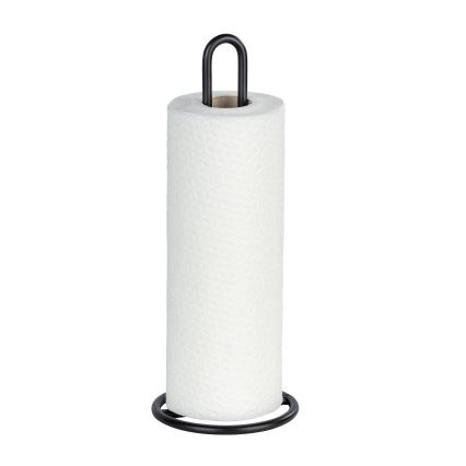 WENKO 53256100 - Държач за кухненска ролка 12,5 x 32,5 см, черен