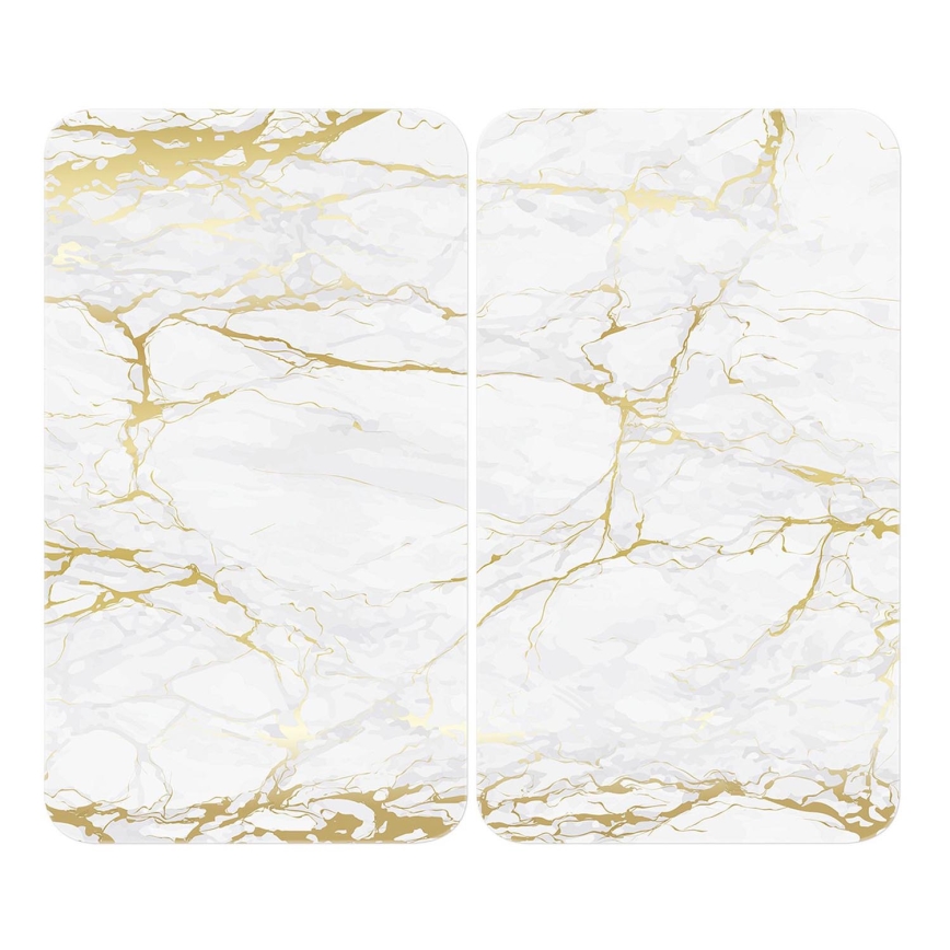 WENKO 53901100 - Капак за котлон 30 x 52 см, бял/сив/прозрачен