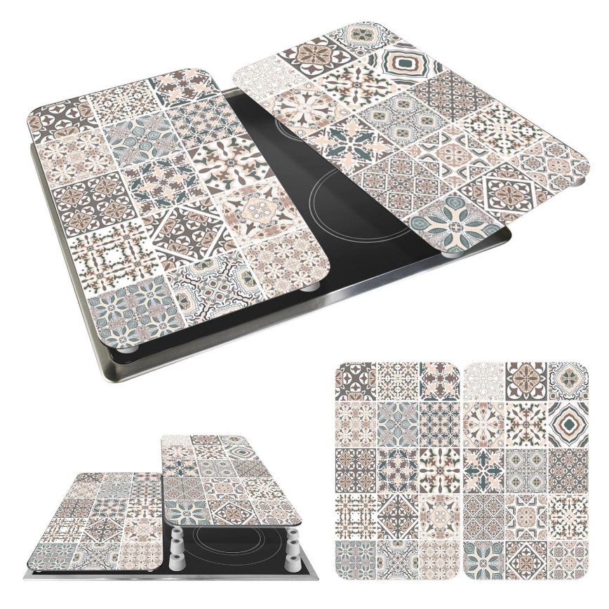 WENKO 53904100 - Капак за котлон 30x52 см пъстроцветен/сив/прозрачен