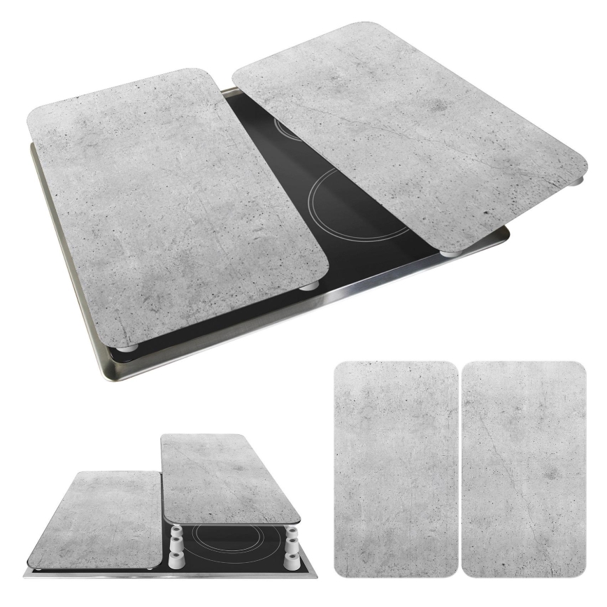 WENKO 53906100 - Капак за котлон 30x52 cm сив/прозрачен