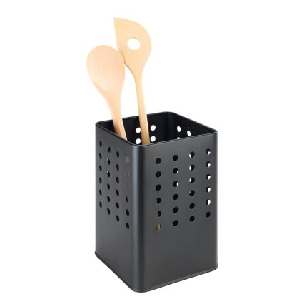 WENKO 54017100 - Поставка за прибори SILIO 11,5x16,5 cm черна